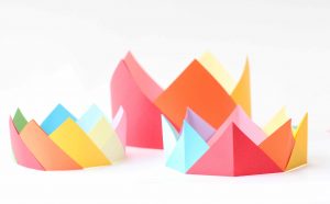 How Big Is Origami Paper Simple Origami Crowns