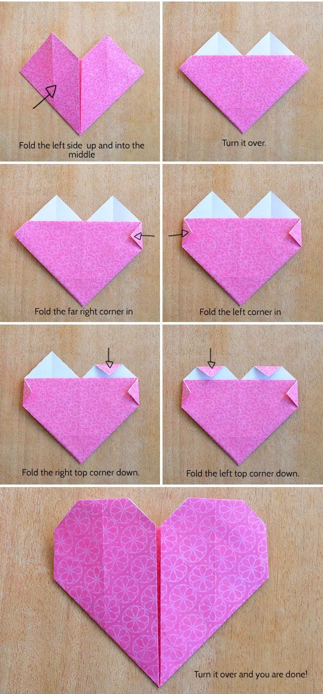 How Do You Do Origami Heart Crafting Instuructions