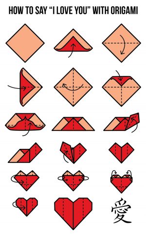 How Do You Do Origami How To Say I Love You With Origami The Art Of Linda Vuorenvirta