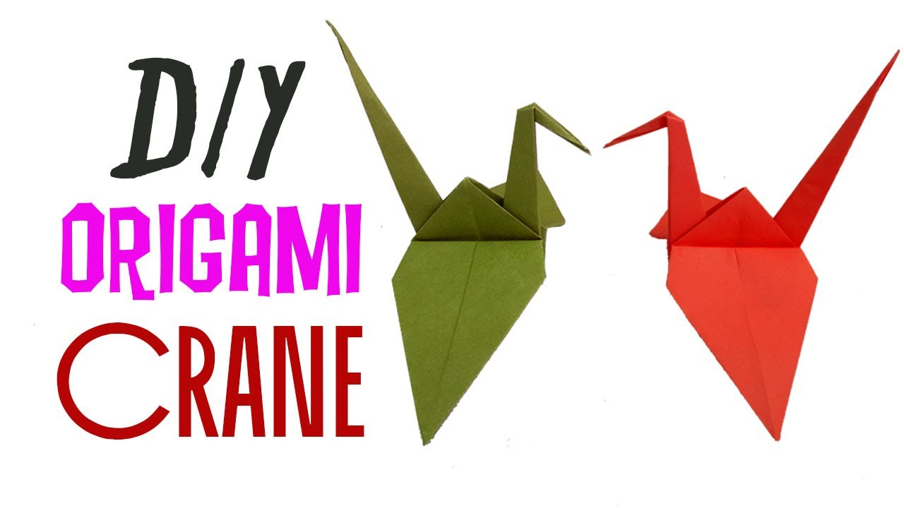 How Do You Make An Origami Diy How To Make Origami Crane For Kids Easy Simple Origami Crane Tutorial Step Step