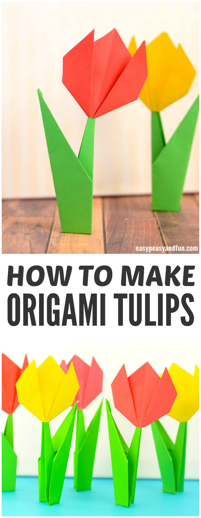 How Do You Make An Origami How To Make Origami Flowers Origami Tulip Tutorial With Diagram