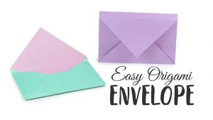 How Do You Make An Origami Super Easy Origami Envelope Tutorial Diy Paper Kawaii