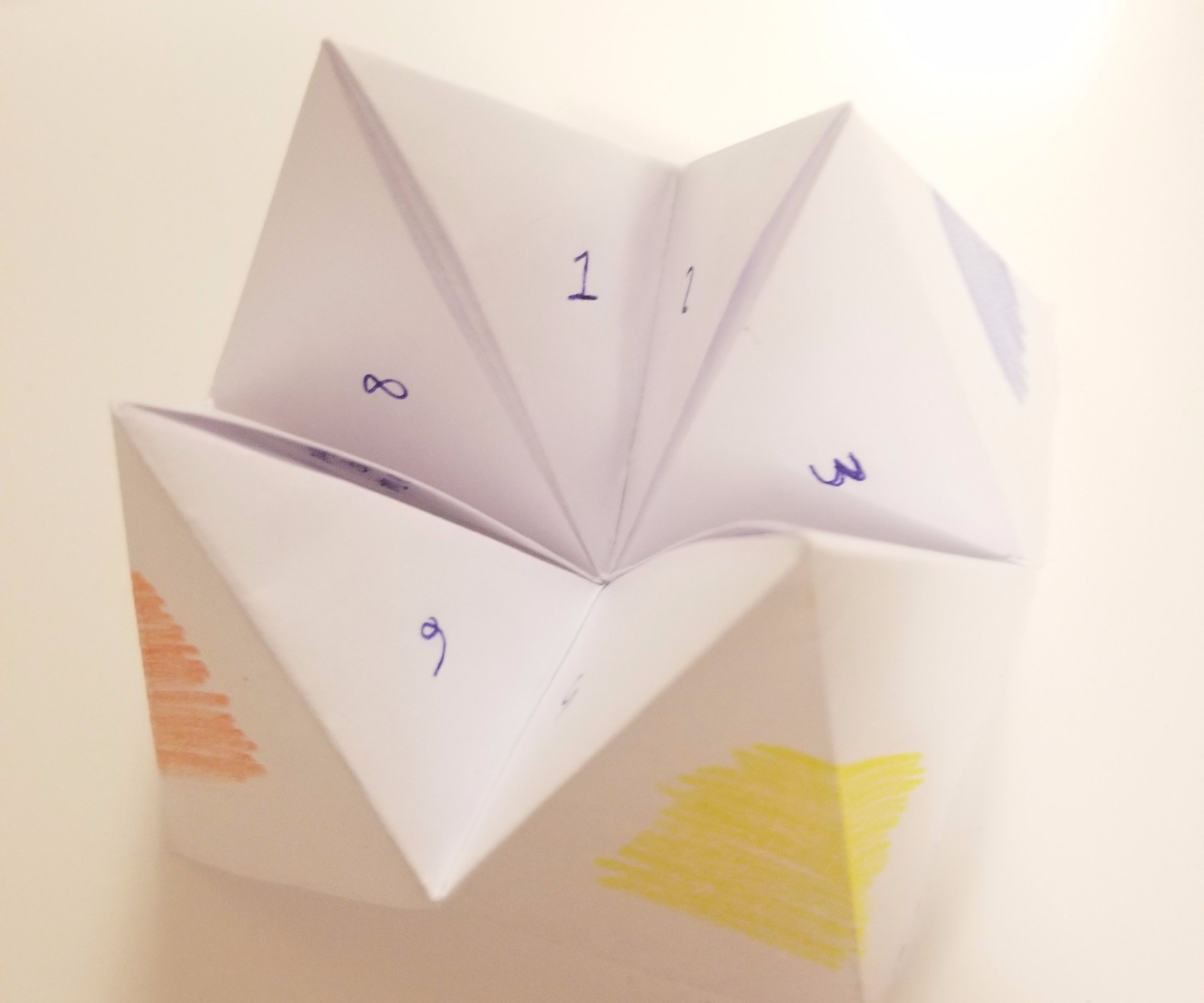 How Do You Make Origami Fortune Tellers Origami Fortune Teller 16 Steps With Pictures