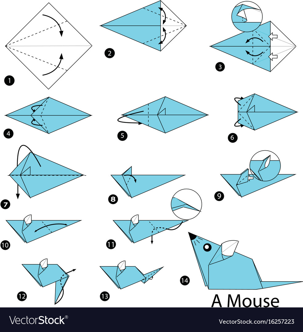 How Do You Make Origami Step Instructions How To Make Origami A Mouse