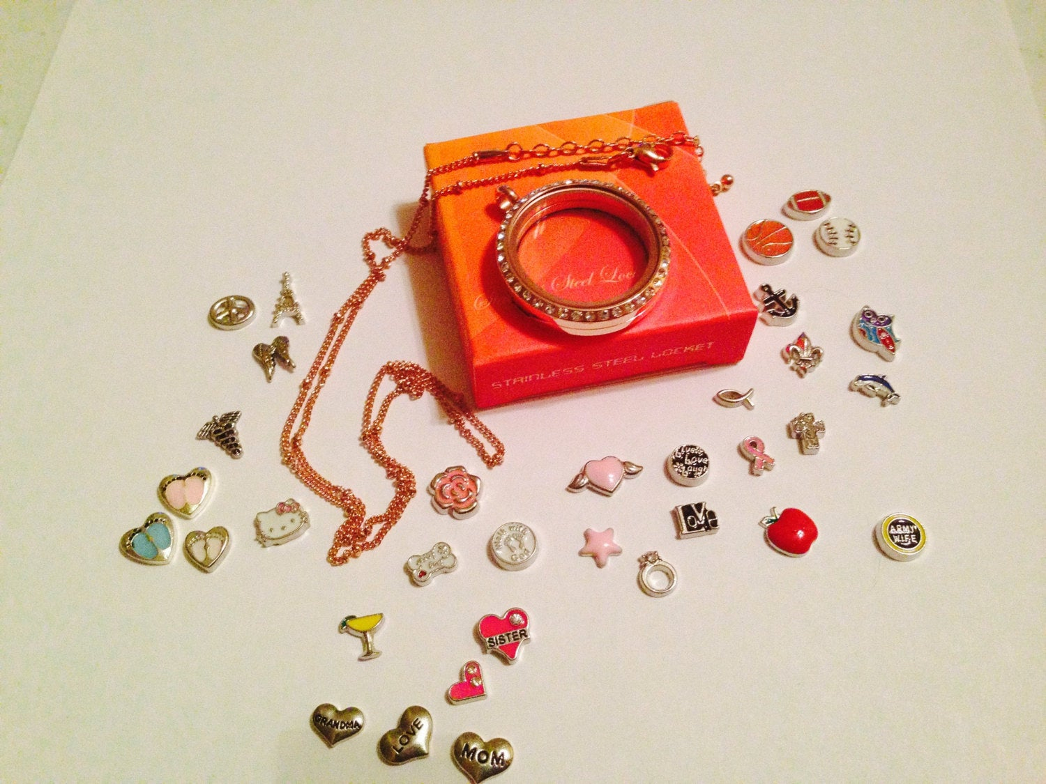 How Many Charms Fit In An Origami Owl Locket Gold Tone Charms Fit Floating Lockets Including Origami Owl