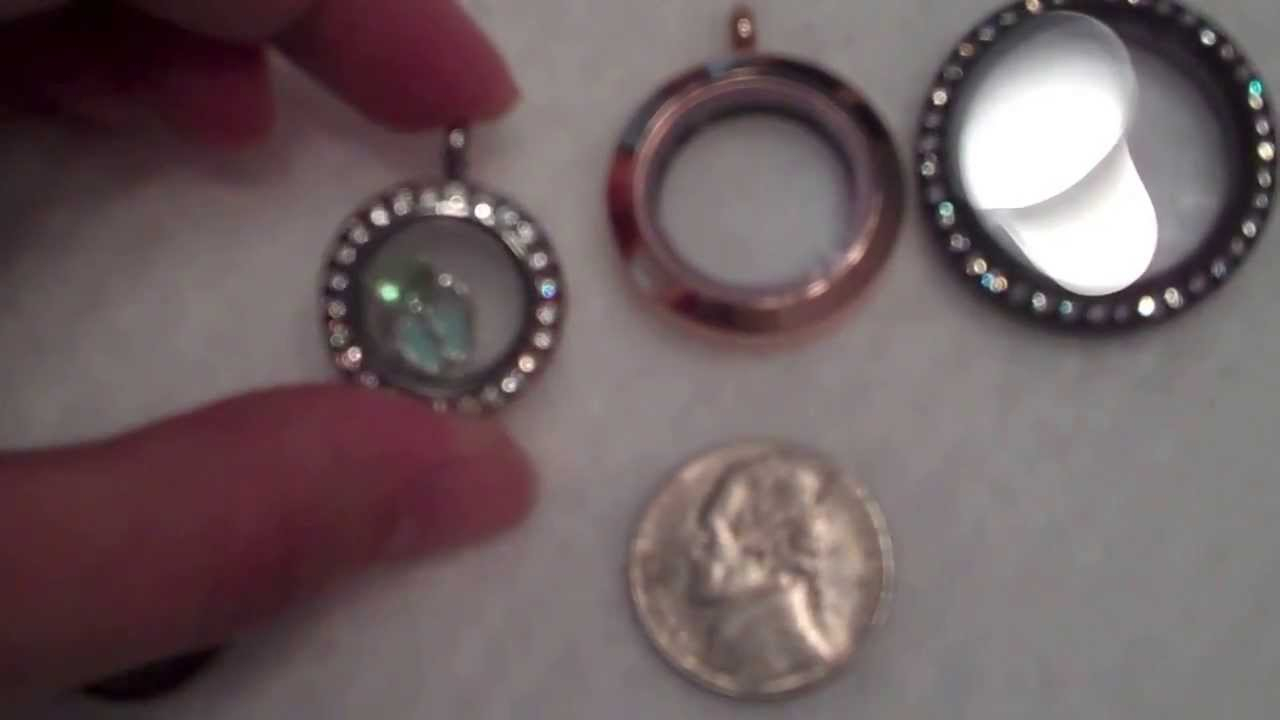 How Many Charms Fit In An Origami Owl Locket Origami Owl Comparing Locket Sizes