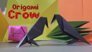 How To Design Origami How To Make A Origami Crow Traditional Design