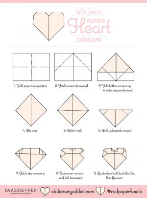 How To Do A Heart Origami Lets Learn Paper Heart Origami