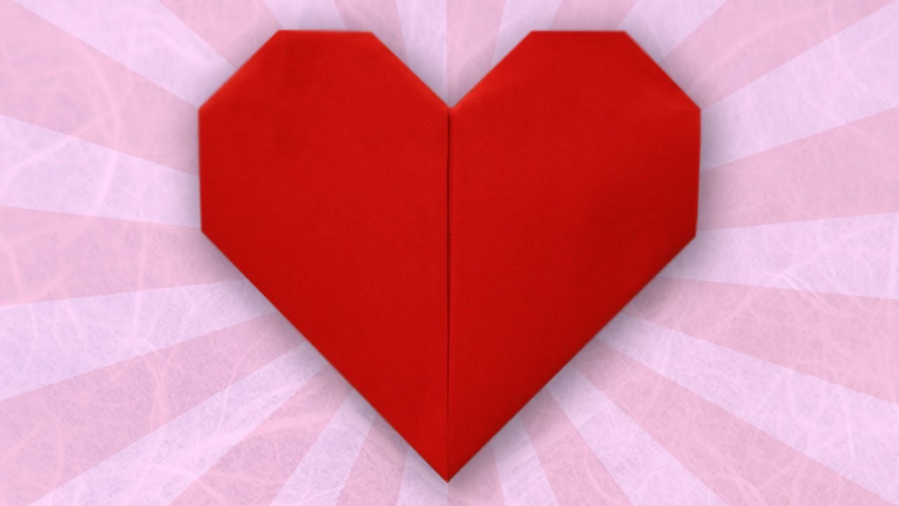 How To Do A Heart Origami Origami Heart Folding Instructions