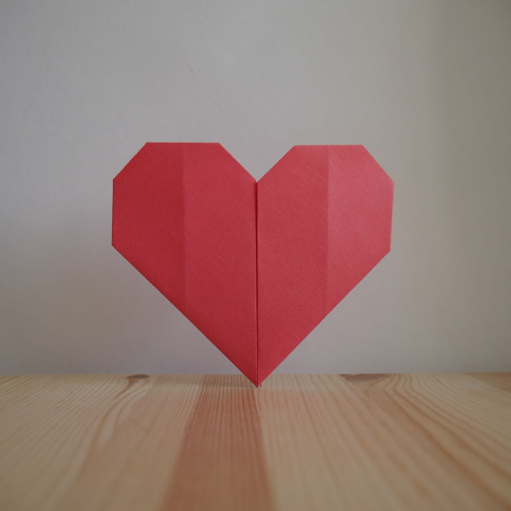 How To Do A Heart Origami Origami How To Make A Heart 6 Steps
