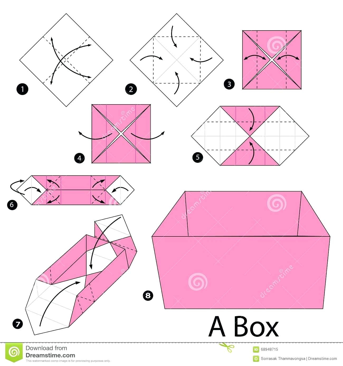 How To Do A Origami Box How To Make An Origami Box Step Step Instructions How To Make