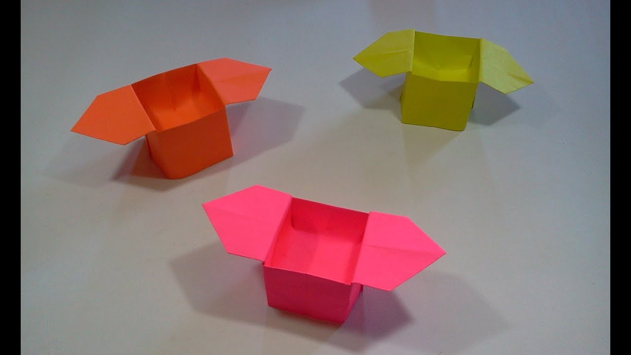How To Do A Origami Box How To Make Origami Box