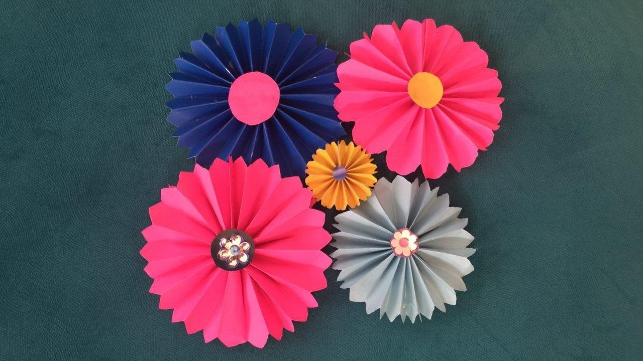 How To Do A Origami Flower Paper Flowers Diy