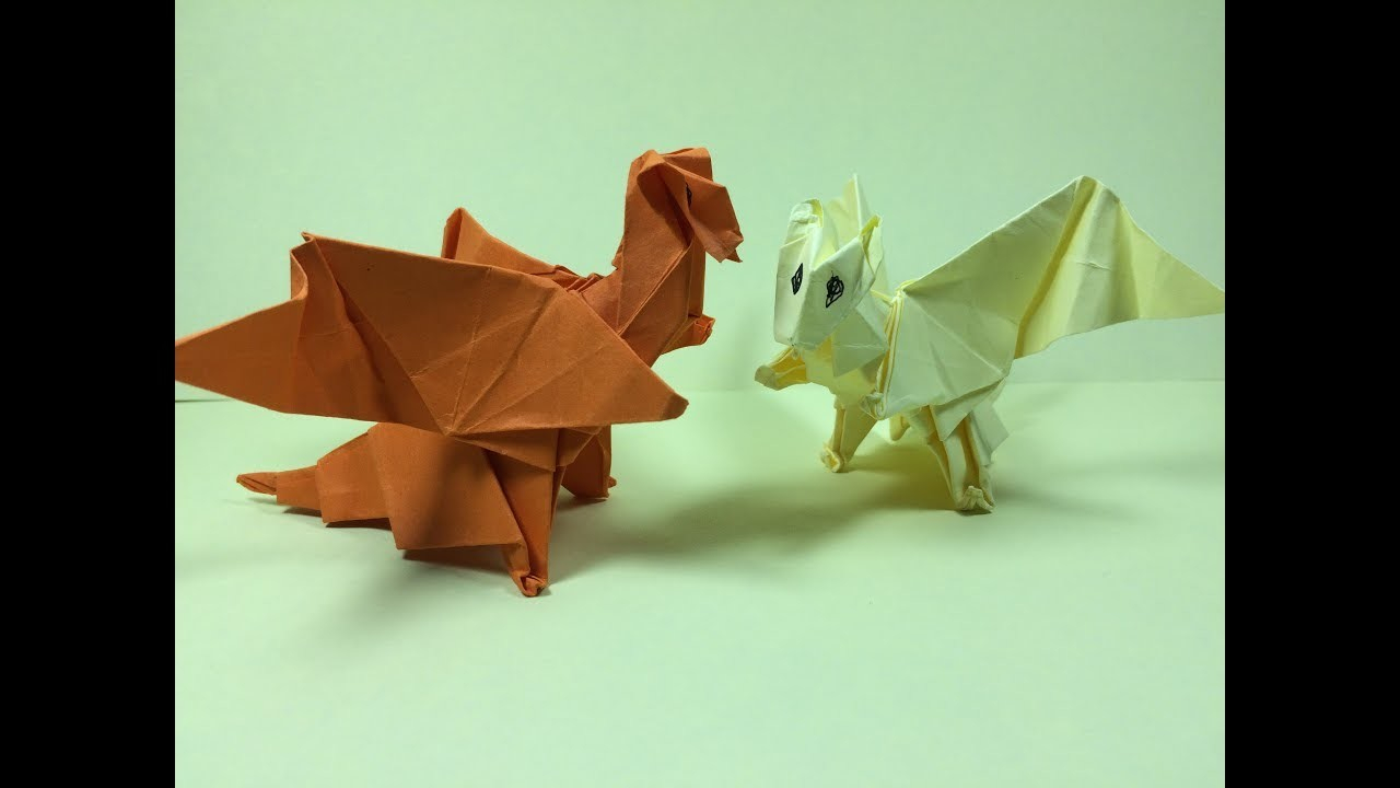 How To Do An Origami Dragon How To Do Paper Origami Dragon Part2 Easy Origami Paper Flower