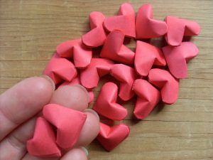 How To Do An Origami Heart Origami Hearts How To Fold An Origami Shape Papercraft On Cut