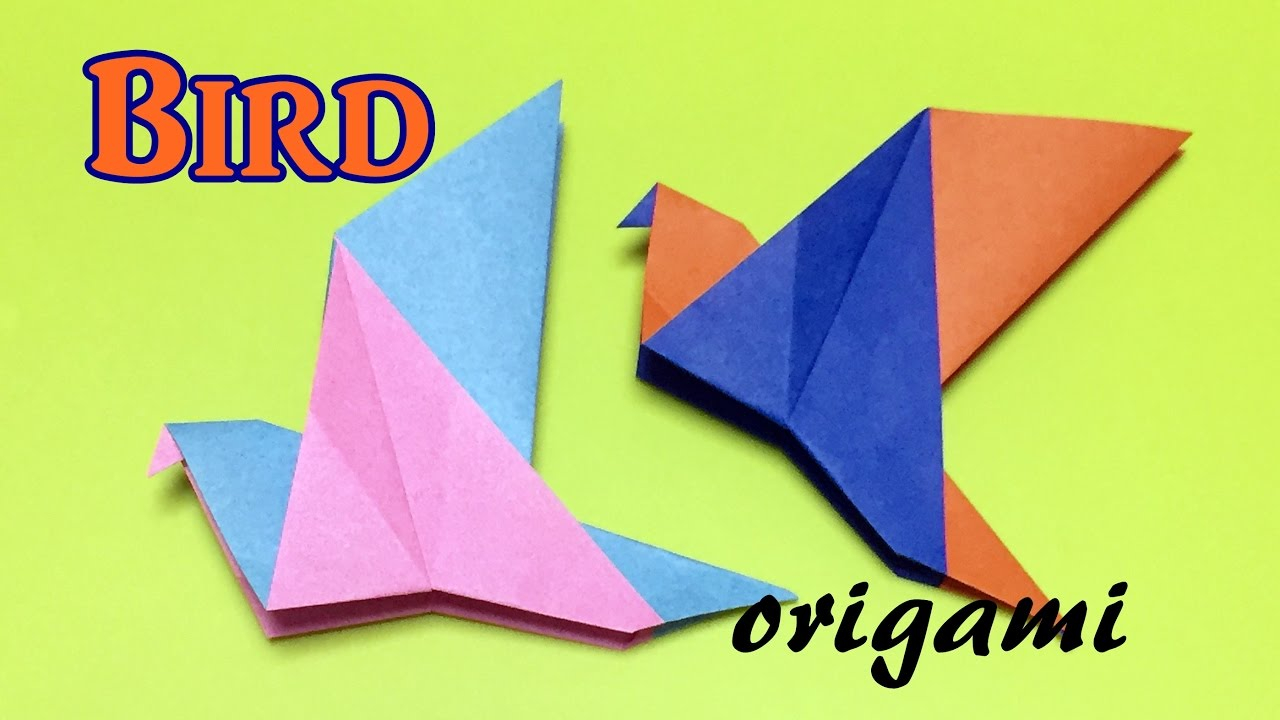 How To Do Origami Bird Step By Step Origami Bird Easy For Kids How To Make A Paper Bird Step Step