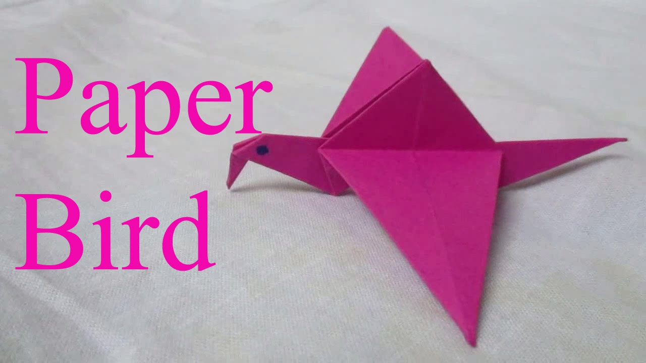 How To Do Origami Bird Step By Step Origami Bird How To Make An Easy Origami Bird Step Step