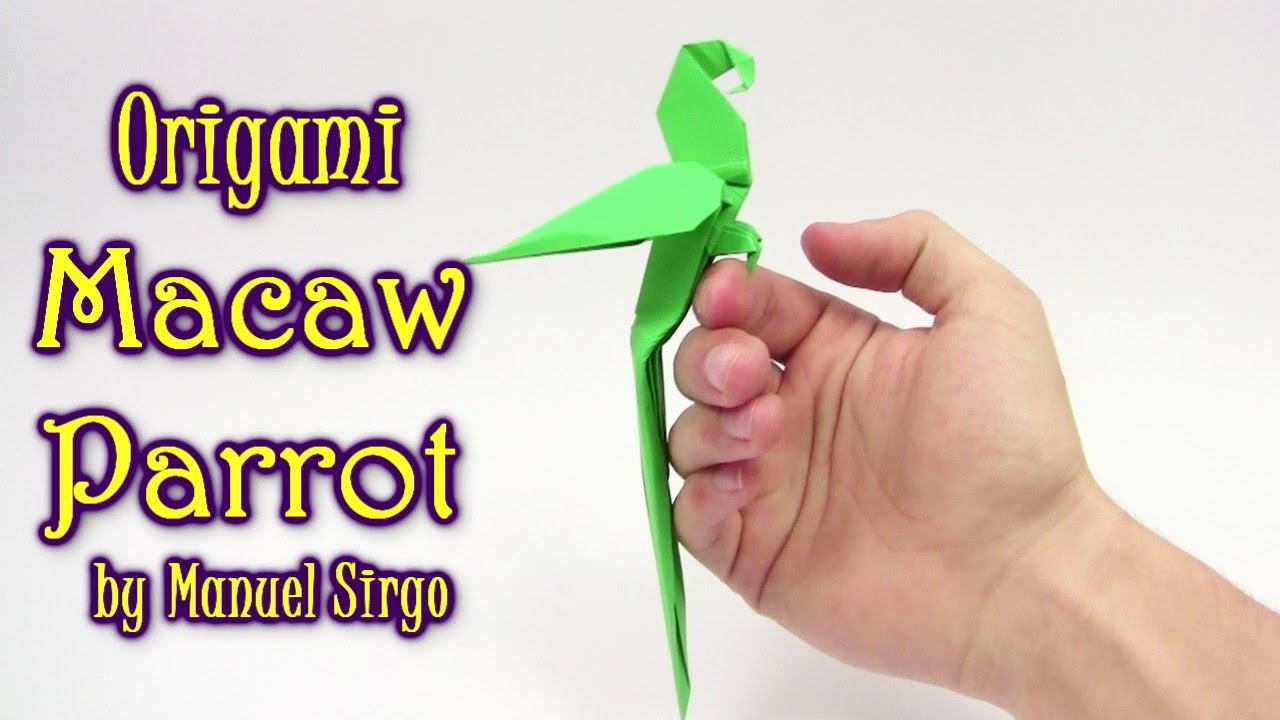 How To Do Origami Bird Step By Step Origami Parrot Easy Best Origami Easy Tutorial