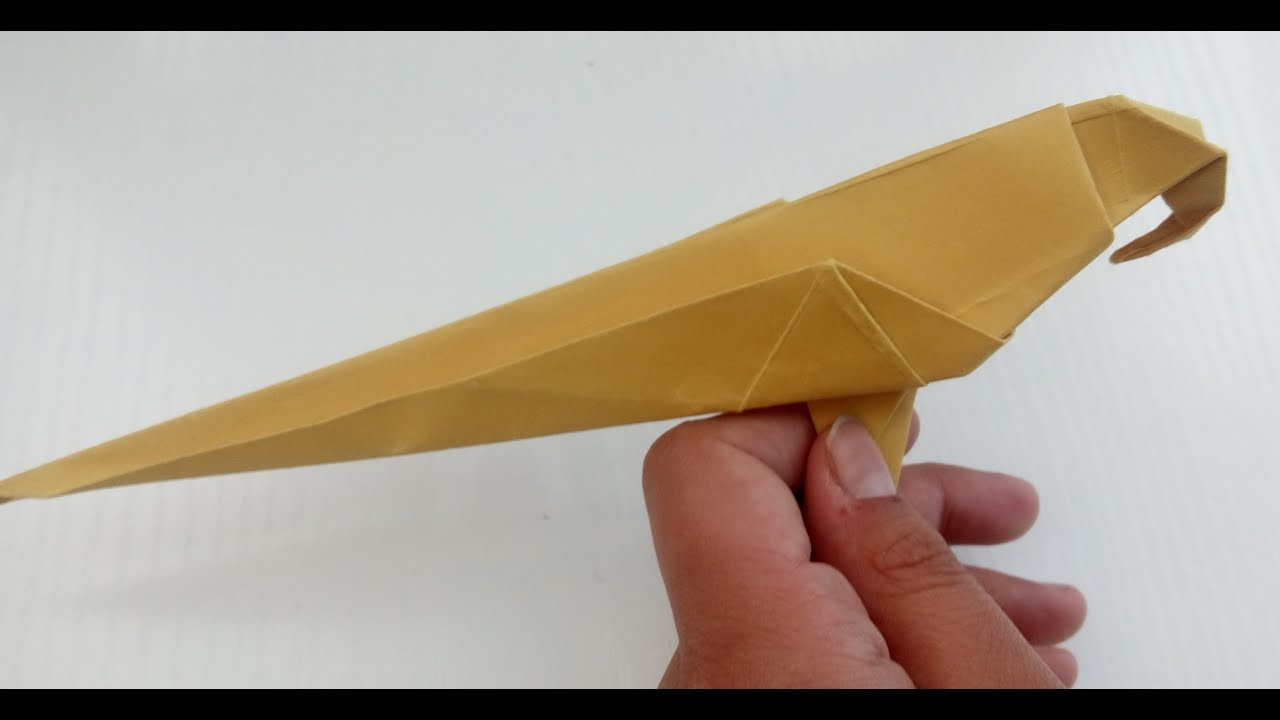 How To Do Origami Bird Step By Step Origami Parroteasy And Simple