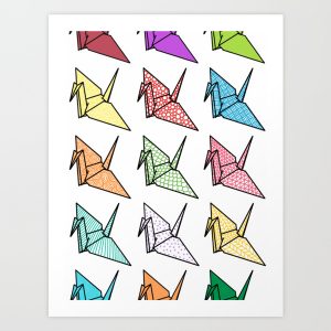 How To Do Origami Crane Origami Crane Art Print