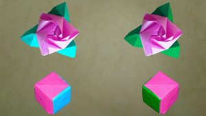 How To Do Origami Rose How To Make An Origami Magic Rose Cube Diy Origami Rose Cube Transforming You Can Do This