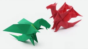How To Fold A Origami Dragon Origami Dragons Video And Diagrams Jo Nakashima
