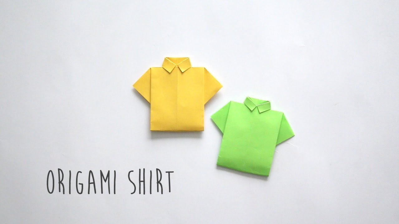 How To Fold A Shirt Origami How To Fold Origami Shirt