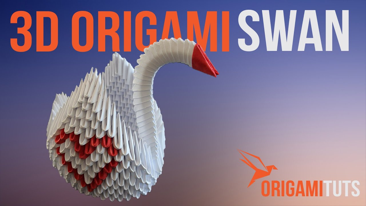 How To Fold An Origami Swan How To Make A 3d Origami Swan Instructions