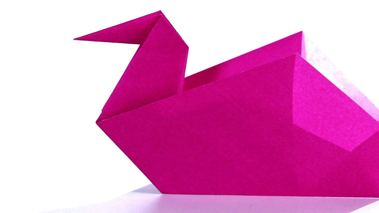 How To Fold An Origami Swan How To Make An Origami Swan Howcast The Best How To Videos