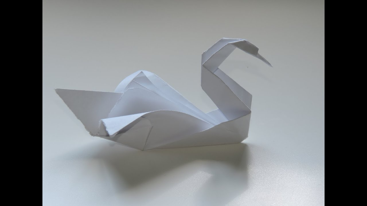 How To Fold An Origami Swan Origami Swan Easy Instructions Full Hd