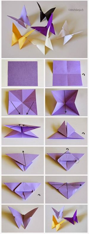 How To Fold Origami Butterfly A Origami Butterfly