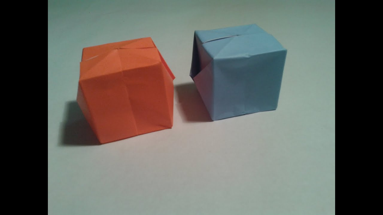How To Fold Origami Cube How To Fold An Origami Cube With Pictures Wikihow