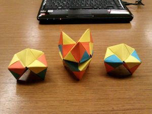 How To Fold Origami Cube Modular Origami How To Make A Cube Octahedron Icosahedron From