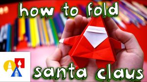 How To Fold Santa Claus Origami How To Fold An Origami Santa Claus