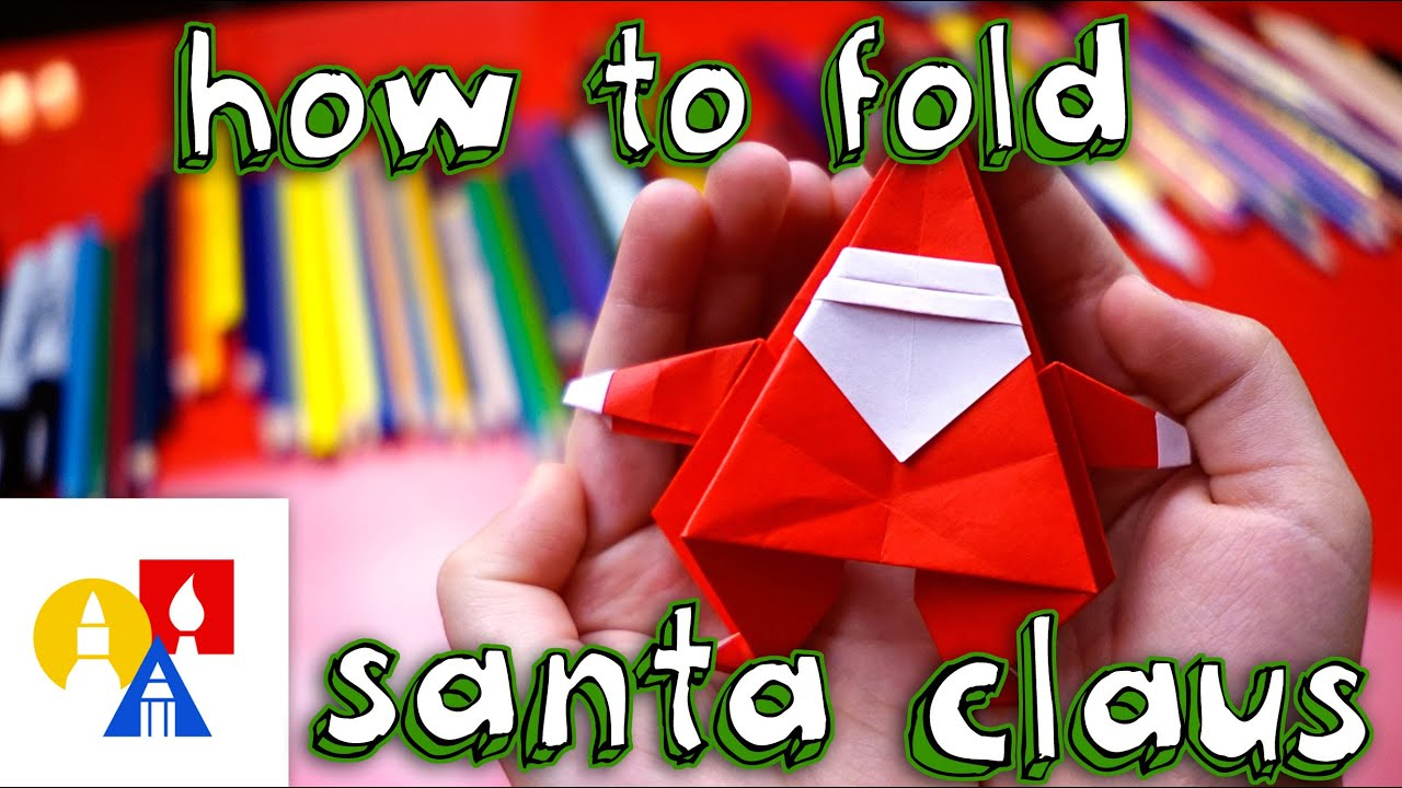 How To Fold Santa Claus Origami How To Fold An Origami Santa Claus