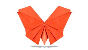 How To Make 3D Origami Butterfly 3d Origami Butterfly Diy Origami Butterfly Learn Origami Easy Origami Butterfly
