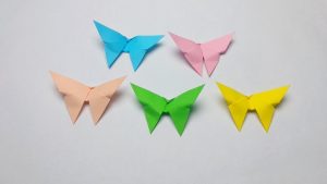 How To Make 3D Origami Butterfly 3d Origami Paper Butterfly Folding Instructions