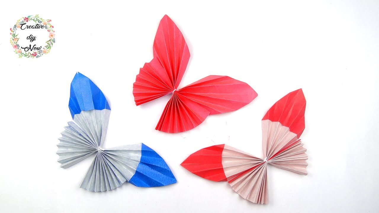 How To Make 3D Origami Butterfly Diy Origami Butterfly How To Make Paper Butterfly 3d Butterfly