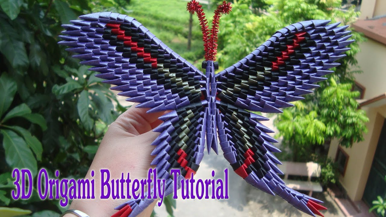 How To Make 3D Origami Butterfly How To Make 3d Origami Butterfly Diy Paper Butterfly Tutorial