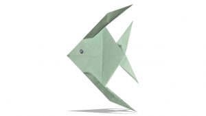 How To Make 3D Origami Fish 3d Origami Fish Diy Origami Fish Learn Origami How To Make Easy Origami Fish