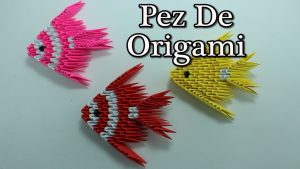 How To Make 3D Origami Fish 3d Origami Fish Pez Origami 3d Tutorial