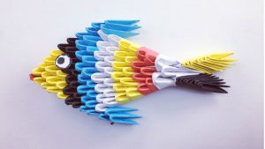 How To Make 3D Origami Fish 3d Origami Fish Tutorial How To Make A 3d Origami Fish