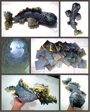 How To Make 3D Origami Fish 3d Origami Koi Fish Zetsumeiongaku On Deviantart
