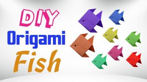 How To Make 3D Origami Fish Cute Easy Origami Fish Diy How To Make Origami Fish 3d Origami Fish Instructions Step Step