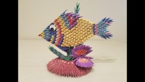 How To Make 3D Origami Fish How To Make 3d Origami Fish Showpiece