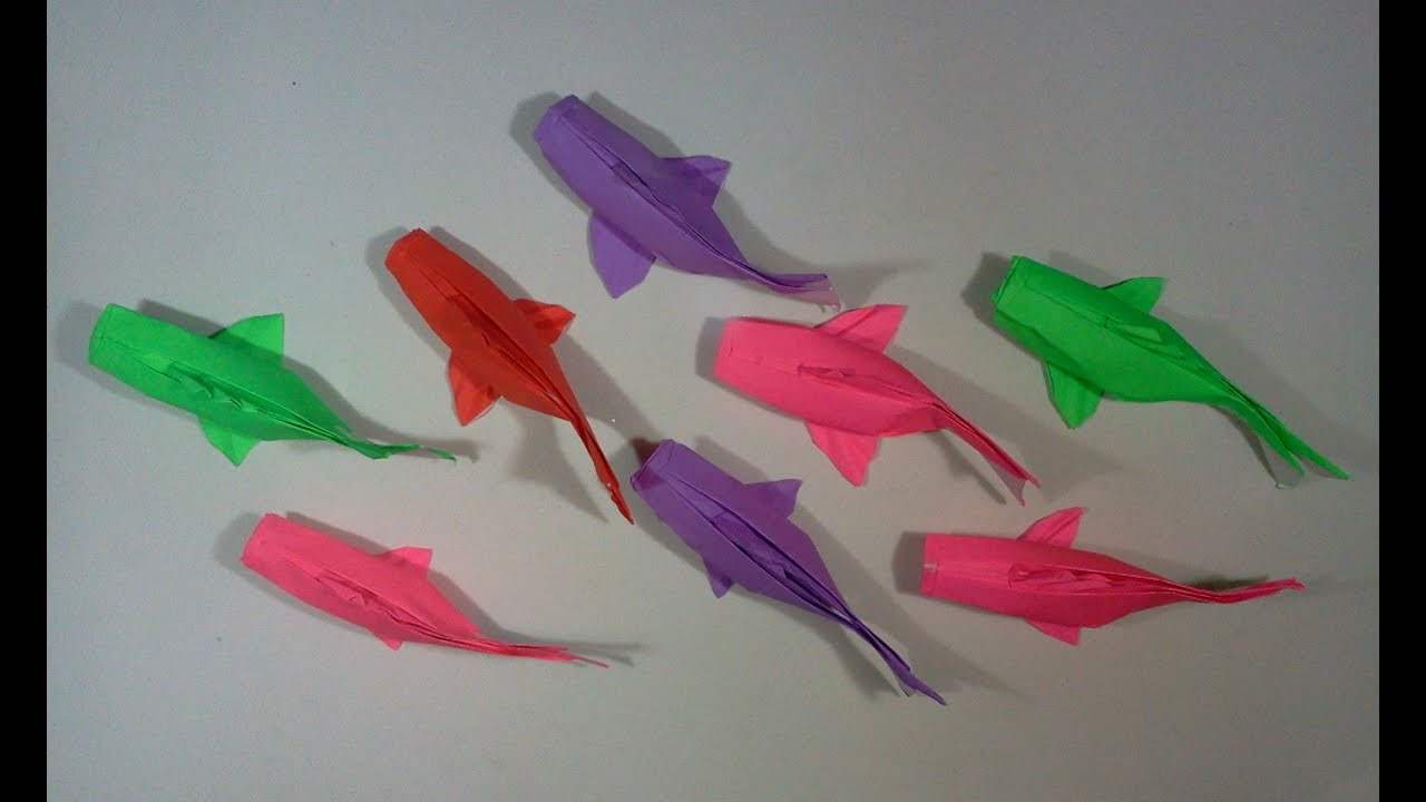 How To Make 3D Origami Fish How To Make Origami Fish Koi Sipho Mabona