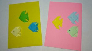 How To Make 3D Origami Fish How To Make Paper Animal Cards At Home Easy 3d Origami Fish