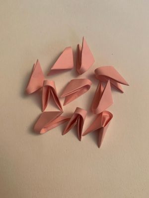How To Make 3D Origami Pieces 3d Origami Pieces Light Pink