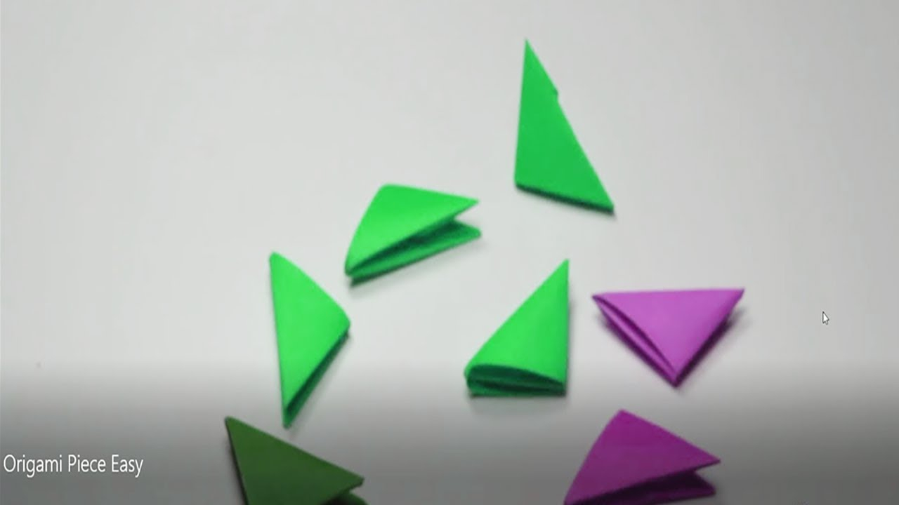 How To Make 3D Origami Pieces How To Fold 3d Origami Piece Easy 3d Origami Pieces Tutorial 3d Origami Basics Diy