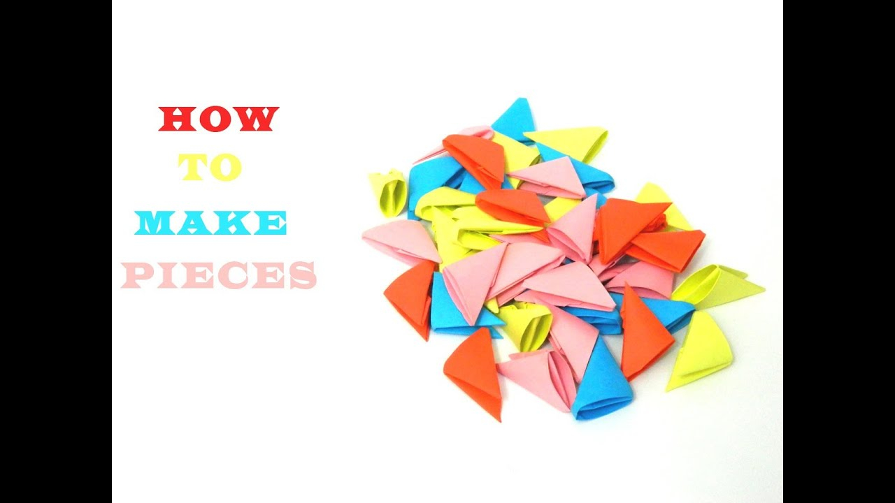 How To Make 3D Origami Pieces How To Make 3d Origami Pieces Hd